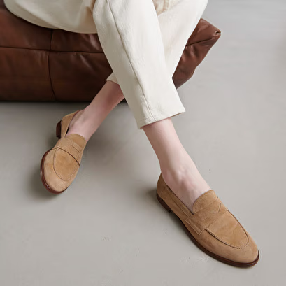Mocassins à bouts ronds