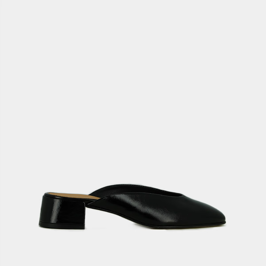 Mules à petits talons
